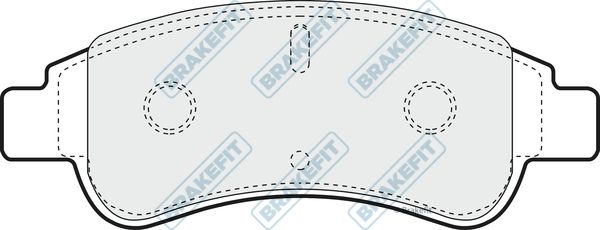 APEC BRAKING stabdžių trinkelių rinkinys, diskinis stabdys PD3059